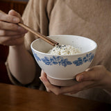 Maxbell Ceramic Bowl Kitchen Supplies Lightweight Tableware for Prepping Rice Mixing