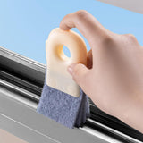 Maxbell Window Track Cleaner Window Slot Clean Brush for Kitchen Shutter Small Space