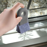 Maxbell Window Track Cleaner Window Slot Clean Brush for Kitchen Shutter Small Space