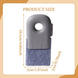 Maxbell Window Track Cleaner Window Slot Clean Brush for Kitchen Shutter Small Space