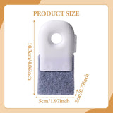 Maxbell Window Track Cleaner Window Slot Clean Brush for Kitchen Shutter Small Space