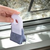 Maxbell Window Track Cleaner Window Slot Clean Brush for Kitchen Shutter Small Space