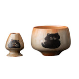 Maxbell Traditional Matcha Bowl Tools Gift Idea Handcrafted Tea Ceremony Accessories bowl 12x8.5cm