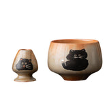 Maxbell Traditional Matcha Bowl Tools Gift Idea Handcrafted Tea Ceremony Accessories bowl 12x8.5cm