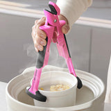 Maxbell Hot Plate Gripper Bowl Holder Clamp for Microwave Moving Hot Plates or Bowls