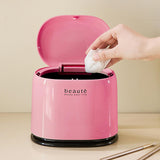 Maxbell Desktop Trash Can Small Wastebasket Storage Bin for Bathroom Vanity Tabletop