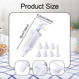 Maxbell Icing Piping Kit Reusable Cake Decorating Set for Kitchen Cafe Birthday Gift