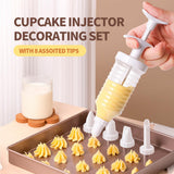 Maxbell Icing Piping Kit Reusable Cake Decorating Set for Kitchen Cafe Birthday Gift