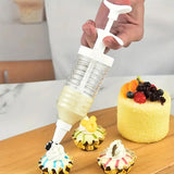 Maxbell Icing Piping Kit Reusable Cake Decorating Set for Kitchen Cafe Birthday Gift