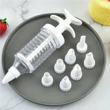 Maxbell Icing Piping Kit Reusable Cake Decorating Set for Kitchen Cafe Birthday Gift
