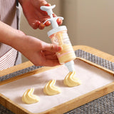 Maxbell Icing Piping Kit Reusable Cake Decorating Set for Kitchen Cafe Birthday Gift