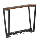 Maxbell Mop Broom Holder Wall Mount Tool Storage Organizer Home Rack Floating Shelf