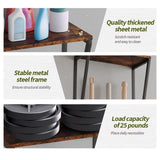 Maxbell Mop Broom Holder Wall Mount Tool Storage Organizer Home Rack Floating Shelf