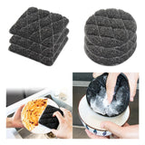 Maxbell 3x Dishwashing Sponge Reusable Dish Scrubber for Countertops Bathroom Dishes rectangle