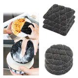 Maxbell 3x Dishwashing Sponge Reusable Dish Scrubber for Countertops Bathroom Dishes rectangle
