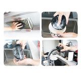 Maxbell 3x Dishwashing Sponge Reusable Dish Scrubber for Countertops Bathroom Dishes rectangle