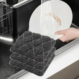 Maxbell 3x Dishwashing Sponge Reusable Dish Scrubber for Countertops Bathroom Dishes rectangle
