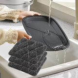 Maxbell 3x Dishwashing Sponge Reusable Dish Scrubber for Countertops Bathroom Dishes rectangle