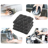 Maxbell 3x Dishwashing Sponge Reusable Dish Scrubber for Countertops Bathroom Dishes rectangle