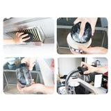 Maxbell 3x Dishwashing Sponge Reusable Dish Scrubber for Countertops Bathroom Dishes Round