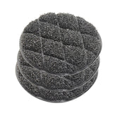 Maxbell 3x Dishwashing Sponge Reusable Dish Scrubber for Countertops Bathroom Dishes Round