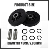 Maxbell RB170002 Assembly Dryer Repair Kit Dryer Drum Roller Kit for Ade3lrgs171TW01