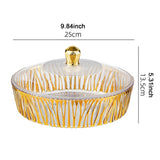 Maxbell Cake Plate with Cover Serving Cookie Platter for Dining Room Holidays Events A
