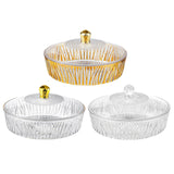 Maxbell Cake Plate with Cover Serving Cookie Platter for Dining Room Holidays Events A