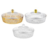 Maxbell Cake Plate with Cover Serving Cookie Platter for Dining Room Holidays Events A
