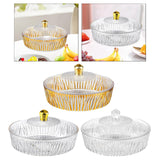 Maxbell Cake Plate with Cover Serving Cookie Platter for Dining Room Holidays Events A