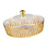 Maxbell Cake Plate with Cover Serving Cookie Platter for Dining Room Holidays Events A