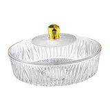 Maxbell Cake Plate with Cover Serving Cookie Platter for Dining Room Holidays Events B
