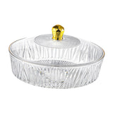 Maxbell Cake Plate with Cover Serving Cookie Platter for Dining Room Holidays Events B