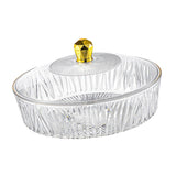 Maxbell Cake Plate with Cover Serving Cookie Platter for Dining Room Holidays Events B