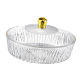 Maxbell Cake Plate with Cover Serving Cookie Platter for Dining Room Holidays Events B