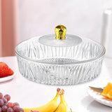 Maxbell Cake Plate with Cover Serving Cookie Platter for Dining Room Holidays Events B