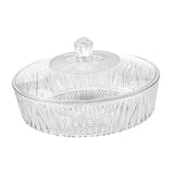 Maxbell Cake Plate with Cover Serving Cookie Platter for Dining Room Holidays Events C