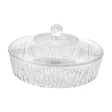 Maxbell Cake Plate with Cover Serving Cookie Platter for Dining Room Holidays Events C