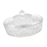 Maxbell Cake Plate with Cover Serving Cookie Platter for Dining Room Holidays Events C