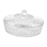 Maxbell Cake Plate with Cover Serving Cookie Platter for Dining Room Holidays Events C