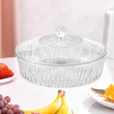 Maxbell Cake Plate with Cover Serving Cookie Platter for Dining Room Holidays Events C