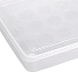 Maxbell Egg Container 24 Grid Portable Fridge Egg Tray for Pantry Restaurant Cabinet