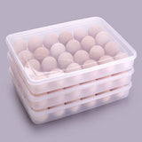 Maxbell Egg Container 24 Grid Portable Fridge Egg Tray for Pantry Restaurant Cabinet