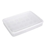 Maxbell Egg Container 24 Grid Portable Fridge Egg Tray for Pantry Restaurant Cabinet