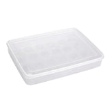 Maxbell Egg Container 24 Grid Portable Fridge Egg Tray for Pantry Restaurant Cabinet
