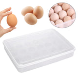 Maxbell Egg Container 24 Grid Portable Fridge Egg Tray for Pantry Restaurant Cabinet