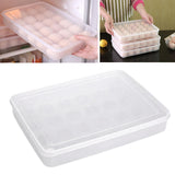Maxbell Egg Container 24 Grid Portable Fridge Egg Tray for Pantry Restaurant Cabinet