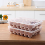 Maxbell Egg Holder Organizer Clear Large Capacity Fridge Organizer for Fridge Pantry 20 Grids
