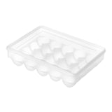 Maxbell Egg Holder Organizer Clear Large Capacity Fridge Organizer for Fridge Pantry 20 Grids
