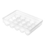 Maxbell Egg Holder Organizer Clear Large Capacity Fridge Organizer for Fridge Pantry 20 Grids
